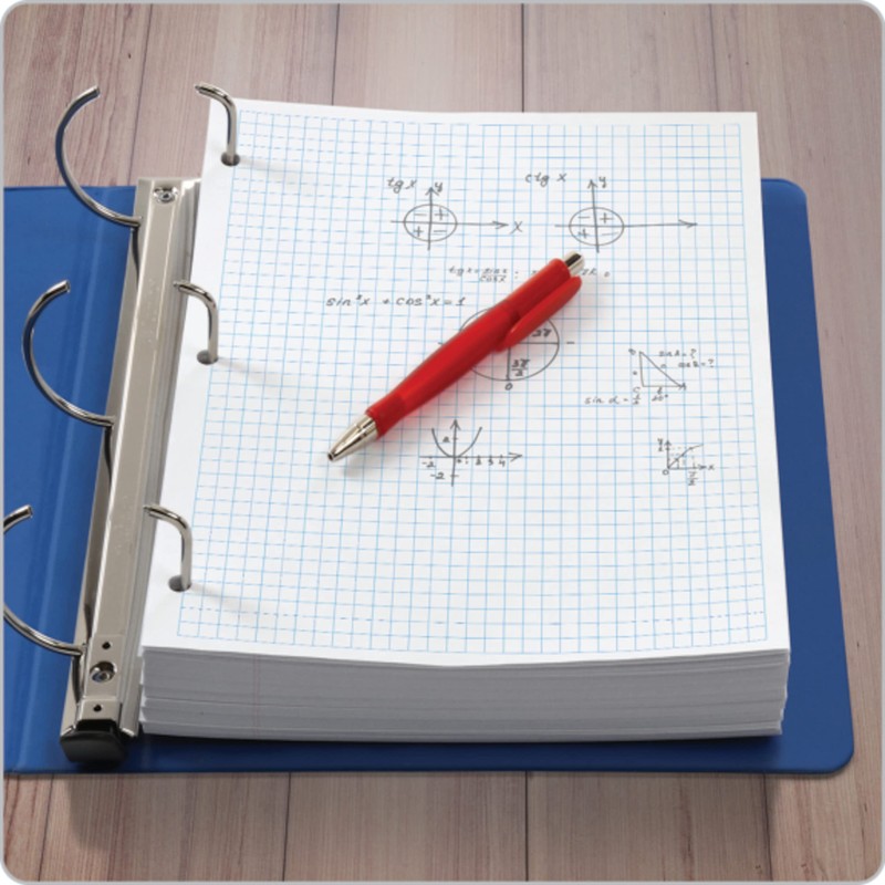 Oxford Filler Paper, 8-1/2" x 11", 4 x 4 Graph