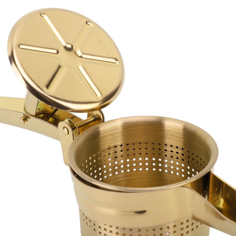 Lemon Squeezer Stainless Steel Long Handle Hand Held Juice Press