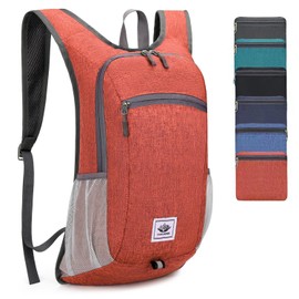 Tautrophen Small Daypack 15L Hiking Backpack Packable Lightweight Travel Day Pack Casual Foldable Shoulder Bag for Women Men