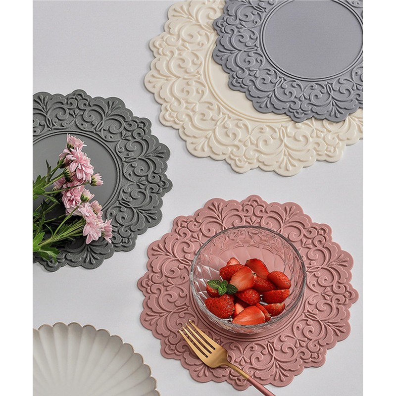 [11.8 x 11.8 inches (30 x 30 cm)] Coaster Fashionable