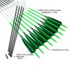 Linkboy Archery Carbon Arrows Hunting Practice Target Arrows Fluorescent with