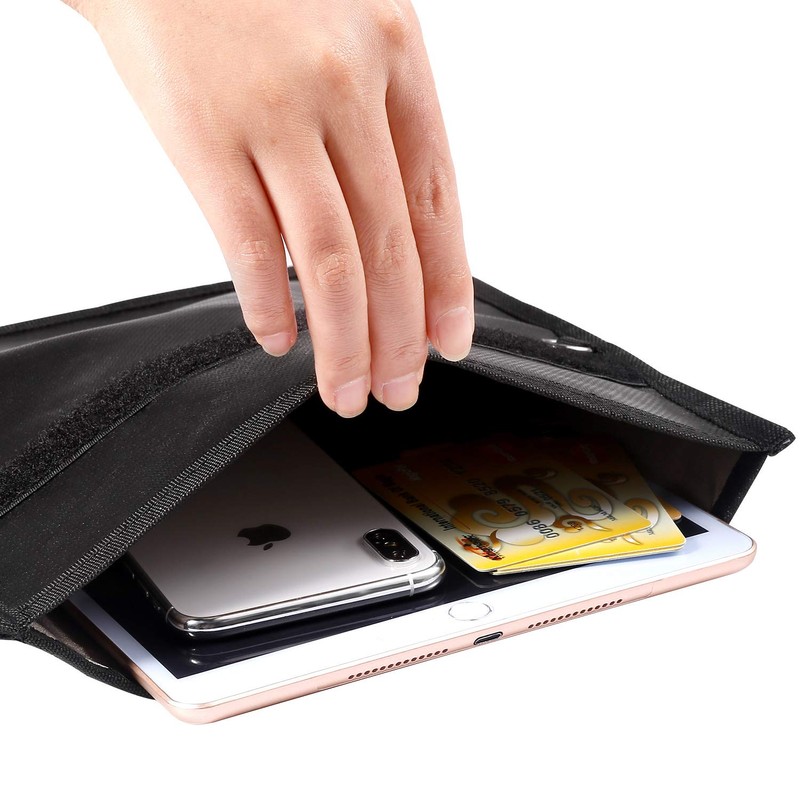 Large Faraday Bag 13.8" X 17.7", Upgraded Fireproof & Waterproof