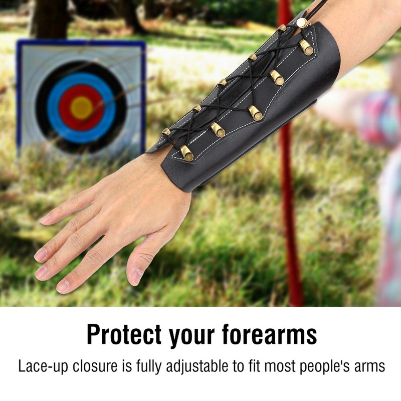 Durable Adjustable Archery Arm Guard Protection Tackle Accessory for Hunting