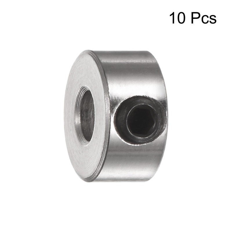 sourcing map Set of 10 Screw Collars 3.05mm Bore Wave