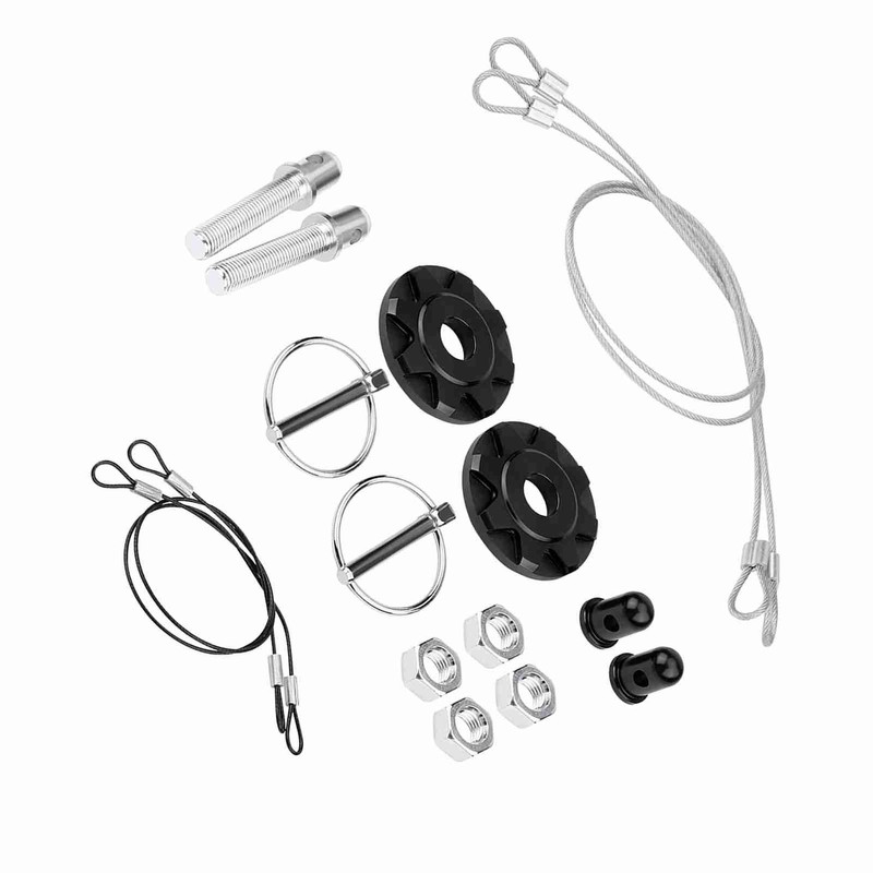 CNC Aluminum Alloy Car Racing Hood Pin Lock Appearance Kit