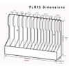Plyworx Pliersrack PLR15 Plier Organizer - Sturdy Plastic 15 Pliers