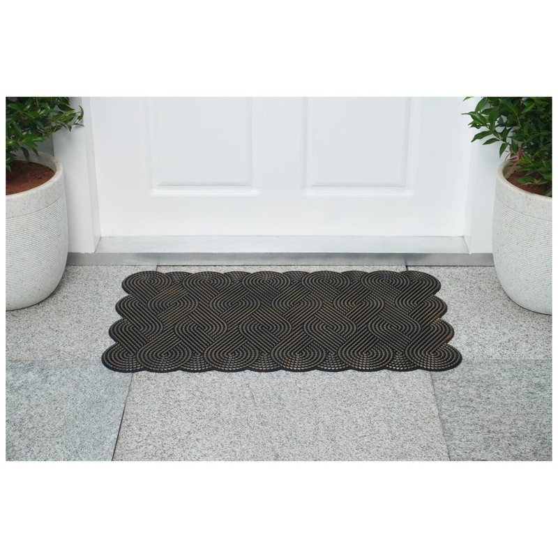 Calloway Mills Knotted Rubber Mat 18 ''x 30'' (Gold)