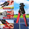 DEWIN Wire Stripper, Multifunctional Photovoltaic Solar Wire Stripper Crimping Pliers