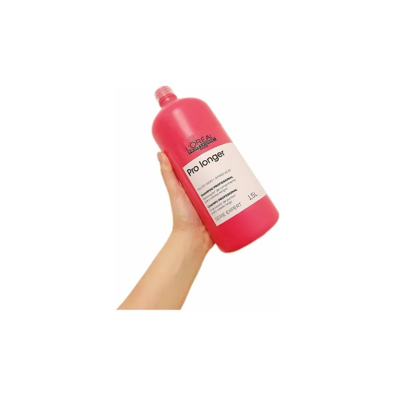 Shampoo LOral Professionnel Pro Longer en botella de 1.5L por