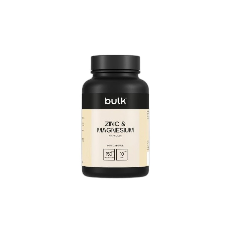 Bulk Zinc & Magnesium Capsules, 180 Capsules