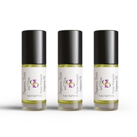 Mango Pineapple Fragrance Oil - 3 Bottles 0.17 Fl Oz Glass Roll On (5ml)
