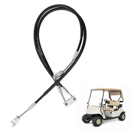 CartClan EZGO TXT Brake Cable Set, Passenger and Driver Side Stainless Steel Core Brake Cable Set Suitable for 1994-2008 EZGO TXT Golf Cart, Replace OEM# 70969-G03, 70716-G03, 70273-G03