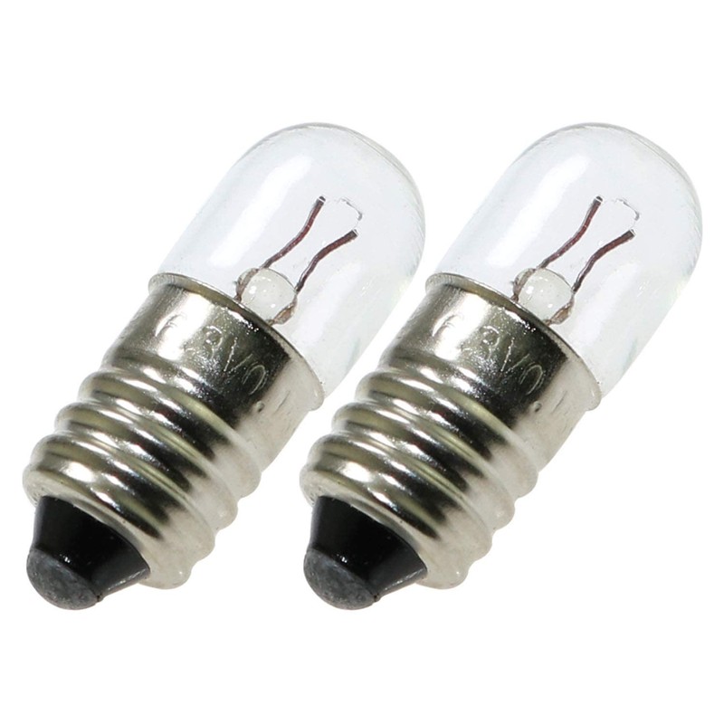 MEETOOT 25pcs E10 Mini Light Bulbs 6.3V 0.15A Physical Electrical