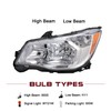 JSBOYAT Halogen Headlight Assembly Replacement for 2014-2016 Subaru Forester Headlamp