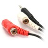 kenable 3.5mm Stereo Jack to Twin Right Angle RCA Phono