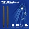 WiFi 6E Tri-Band 2.4GHz + 5 GHz + 6GHz Omnidirectional