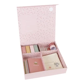 Little Dutch 4748 Memory Box - Flowers & Butterflies Pink