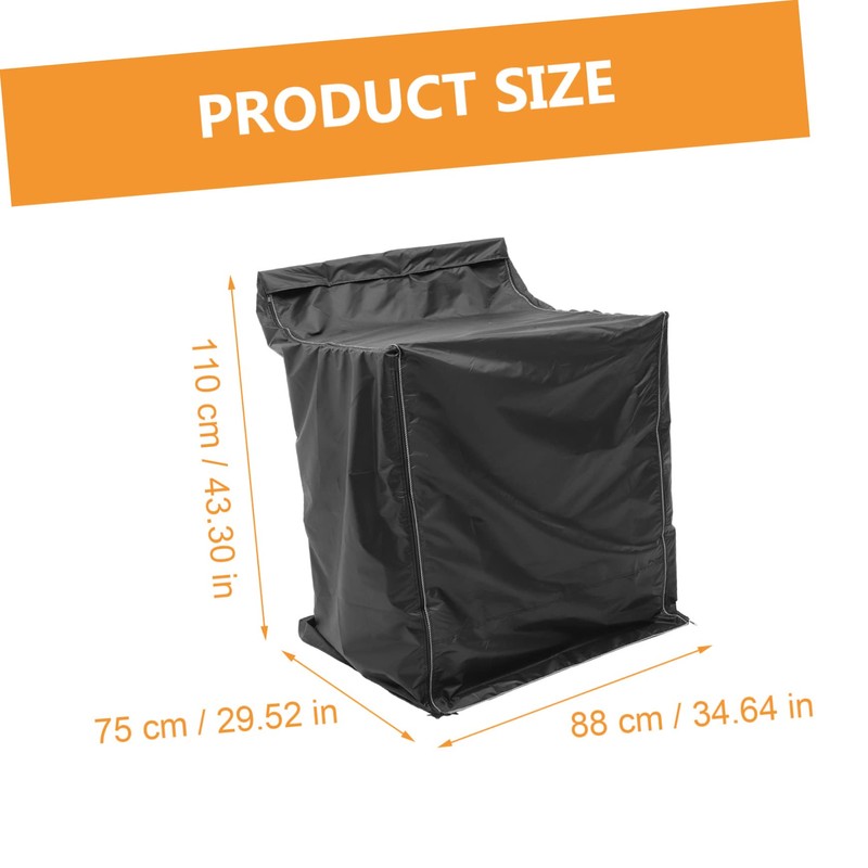 Gadpiparty Washing Machine Cover Protective Sunscreen Dust Cover for Washer