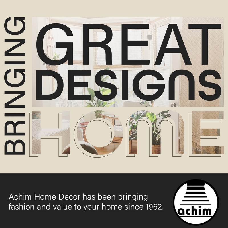 Achim Home Furnishings Willow Rod Pocket Window Curtain Panel White