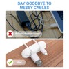 WLLHYF Cable Clips 3PCS Cord Wire Organizer Cable Management Holders