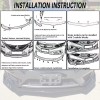 KEEPDSGN For Dodge Challenger R/T SRT SXT SE SRT8 Front