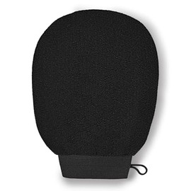 THURLADY Exfoliating Glove, Korean Exfoliating Mitt, Body Exfoliator Glove, Body Scrubber Exfoliator, Bath Shower Scrub Gloves, Self Tan Remover, Smooth Skin, Keratosis Pilaris Removal (Blue)