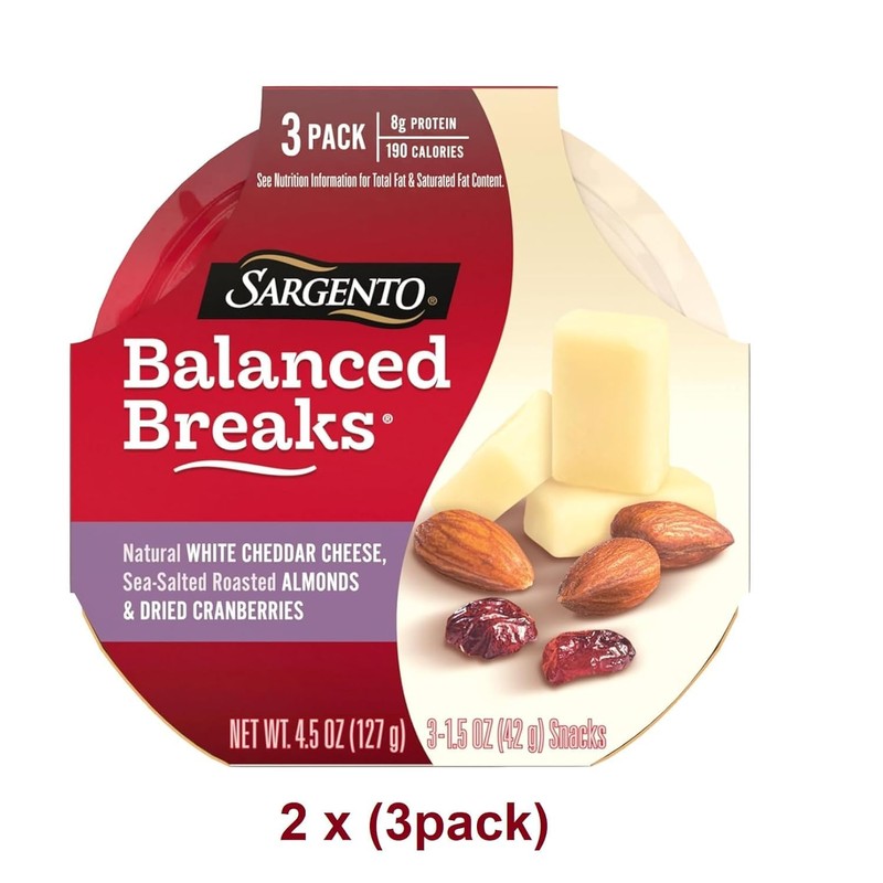 Sargento Balanced Breaks Cheese and Crackers Variety Pack - 6