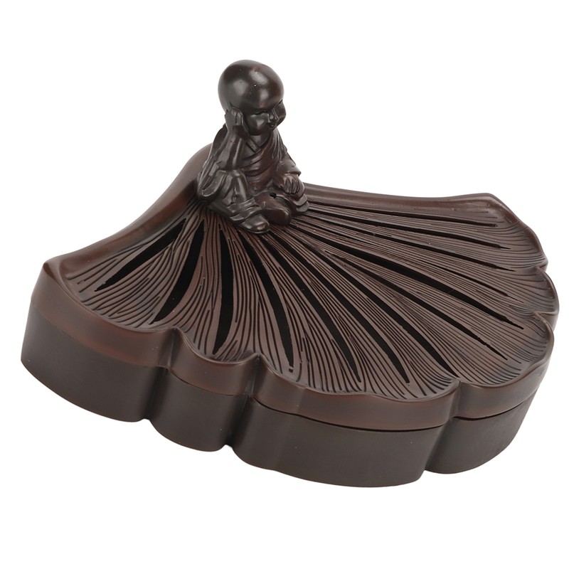 Ginkgo Leaf Incense Burner Antique Exquisite Zinc Alloy Incense Burner