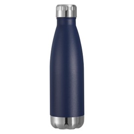 VEGOND 17oz Stainless Steel Water Bottles, Reusable Metal Sports Water Bottle Keeps Drink Hot and Cold, BPA Free Double Wall Vacuum Cola Shape Insulated Water Bottle for Camping Gym, 1 Pack