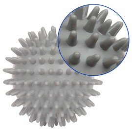 Sport-Tec Hedgehog Ball Massage Ball Reflex Zones Massage Self Massage Hard 8 cm Grey
