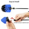 Drill Brush Attachment Set, 7 Pack 1/4in Power Scrubber Brush