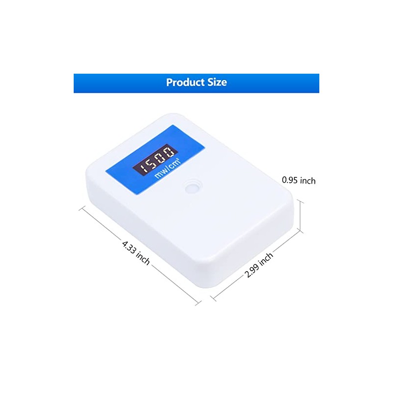 Medidor de luz LED dental, probador de curado de potencia