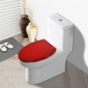 Elongated Toilet Seat a red wall Resin Toilet Seat Slow