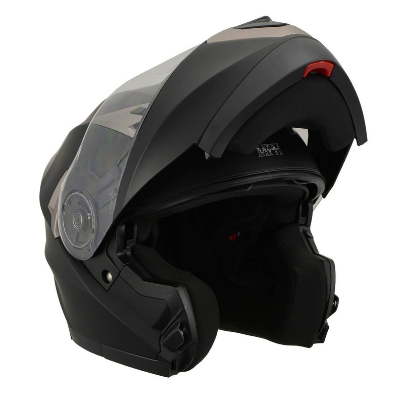 Milwaukee Helmets Advanced Full-Face Motorcycle Modular Helmets for Biker w/Drop