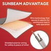 Sunbeam Electric Premium Water Resistant Restful Quilted Heated Mattress Pad,