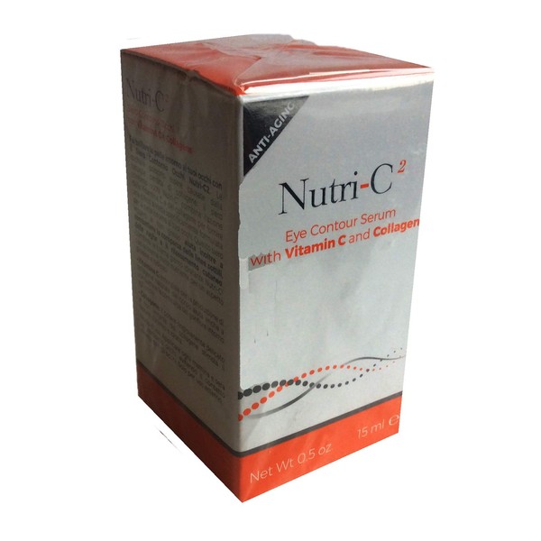 Nutri-Vitamin C Anti-Aging Eye Contour Serum with Collagen, 0.5 oz