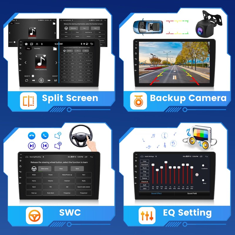 2+64GB Inefala for Mazda 2 2007-2014 Android 13 Car Radio