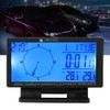 CD60 Multifunctional Digital Car Automobile Thermometer Gauge with Time Navigation