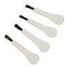 20pcs White Handle Black Hair Sound Aid Cleaning Brush Professional