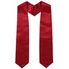 Newrara Maroon Graduation Stole (Maroon) - Unisex Adult - Graduating