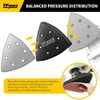 5 Pack 90 mm Triangle Sanding Interface Pads, Hook and
