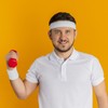 GOGO Sports Headband Sweatband Athletic Terry Cloth Head Band Black