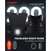 UTOBEST Running Vest for Women Men, Reflective Hydration Vest,5L Phone