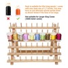 ThreadNanny 60 Spools Thread Rack - Premium Birchwood Thread Storage