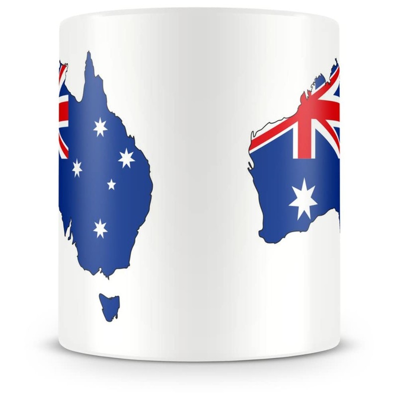 Samunshi® Australia in National Colours Coffee Cup Tea Cup