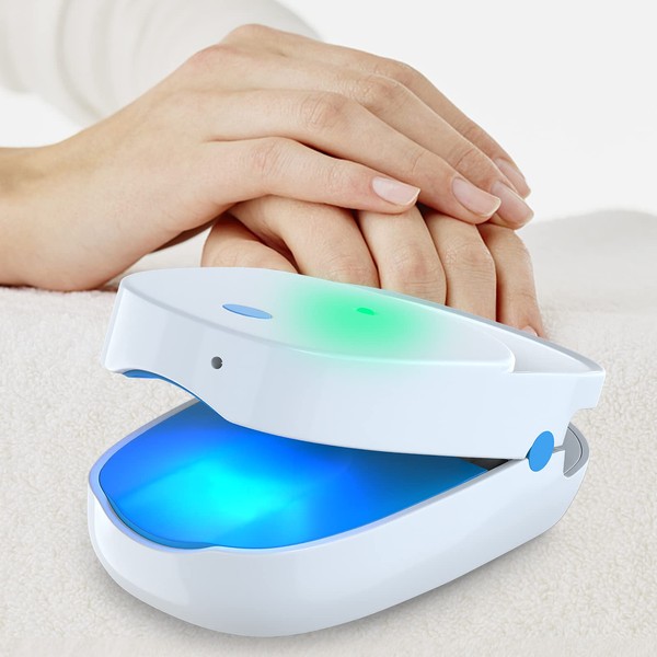 iKeener Nail Fungus Treatment Polish,Portable Cold Laser Therapy Nail Cleaning and Maintenance Device,Rechargeable Finger and Toe Care Supplies,Home Use,Painless,Cure Fungus Onychomycosis