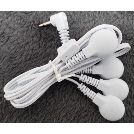 Figura Red Cable Electrodo Repuesto 1 A 4 Botones Tens/ems Plug 2.5 Mm