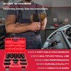 1/2 Drive Deep Impact Socket Set: 11-Piece Metric Size Wheel