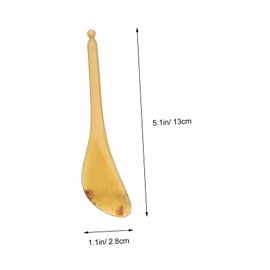 Vaguelly 1PC Cattle Horn Gua Scraping Massage Tool Natural Spa Board for Facial Relaxation and Meditation Smooth Edges for Safe Use Random Random Color