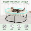 Sunhoo Elevated Cat Bed for Indoor Cats Raised Kitten Hammock